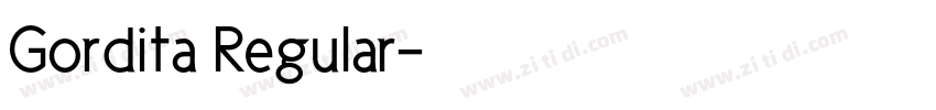 Gordita Regular字体转换